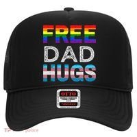 Free Dad Hugs Pride Month Proud Ally Hat thumb 0