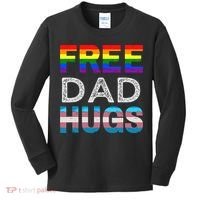 Free Dad Hugs Pride Month Proud Ally Kids Long Sleeve Shirt thumb 0