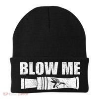 Funny Duck Hunting Blow Me Duck Call Waterfowl Hunter Gift Beanie thumb 0