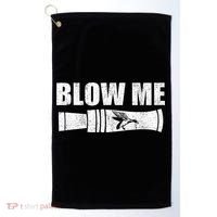 Funny Duck Hunting Blow Me Duck Call Waterfowl Hunter Gift Golf Towel thumb 0