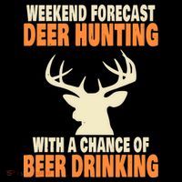 Funny Deer Hunting Button thumb 1