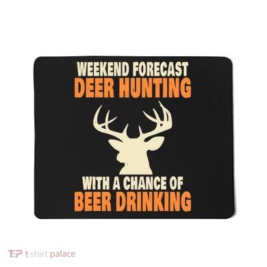 Funny Deer Hunting Mousepad