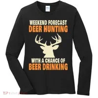 Funny Deer Hunting Women's Long Sleeve Shirt thumb 0