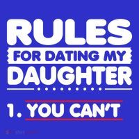 Funny Dad Humor Gift Rules For Dating My Daughter Meaningful Gift Button thumb 1