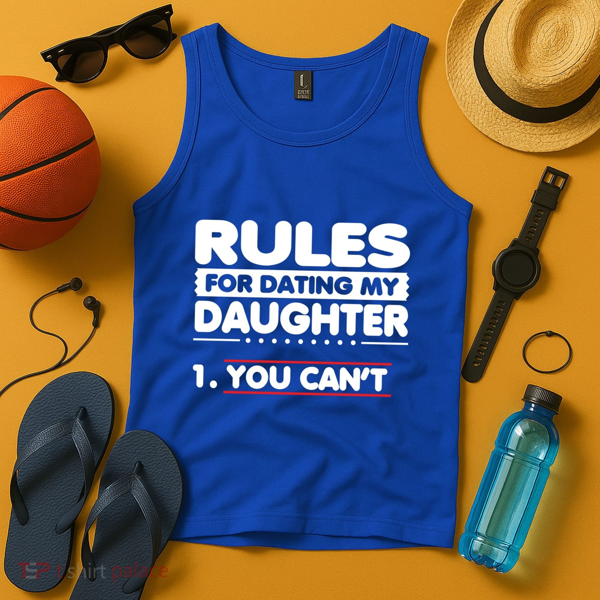Funny Dad Humor Gift Rules For Dating My Daughter Meaningful Gift Tank Top
