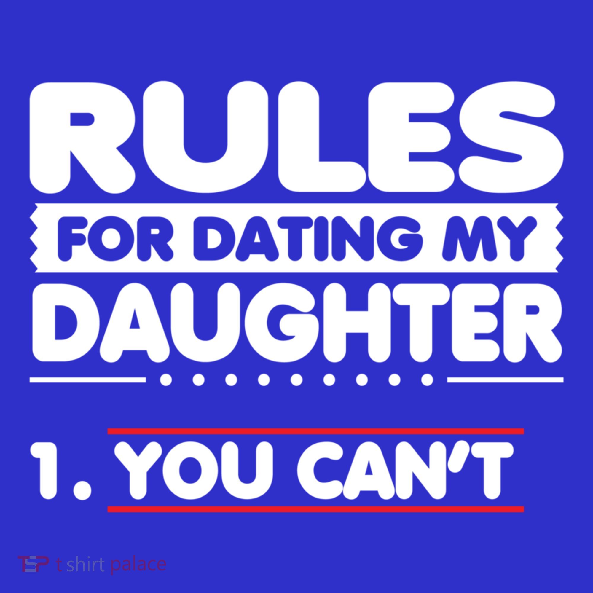 Funny Dad Humor Gift Rules For Dating My Daughter Meaningful Gift Tank Top