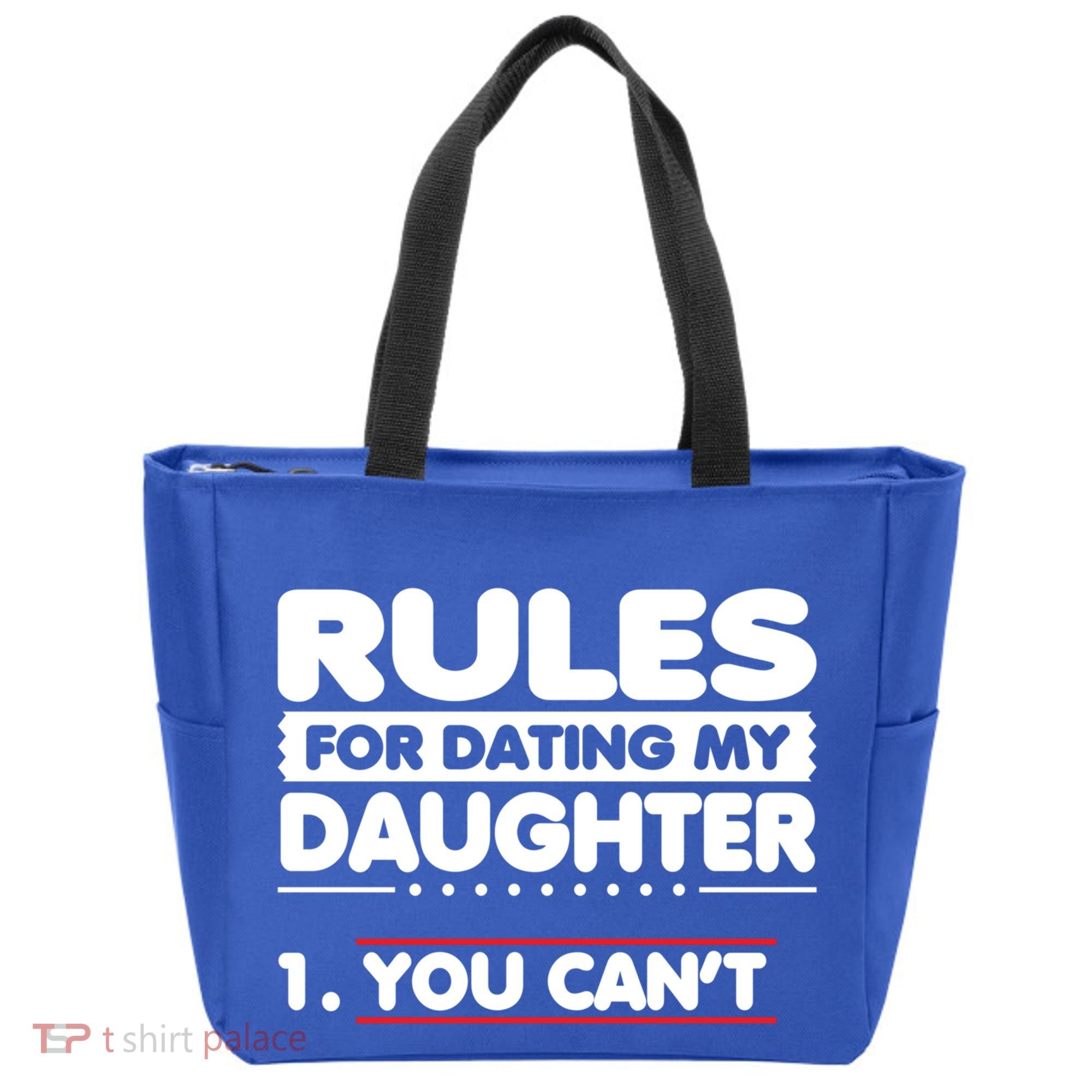 Funny Dad Humor Gift Rules For Dating My Daughter Meaningful Gift Tote Bag