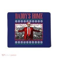Funny DaddyS Home Trump Ugly Christmas Sweater Xmas Pajamas Sweatshirt Mousepad thumb 0