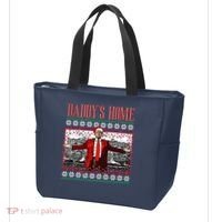 Funny DaddyS Home Trump Ugly Christmas Sweater Xmas Pajamas Sweatshirt Tote Bag thumb 3