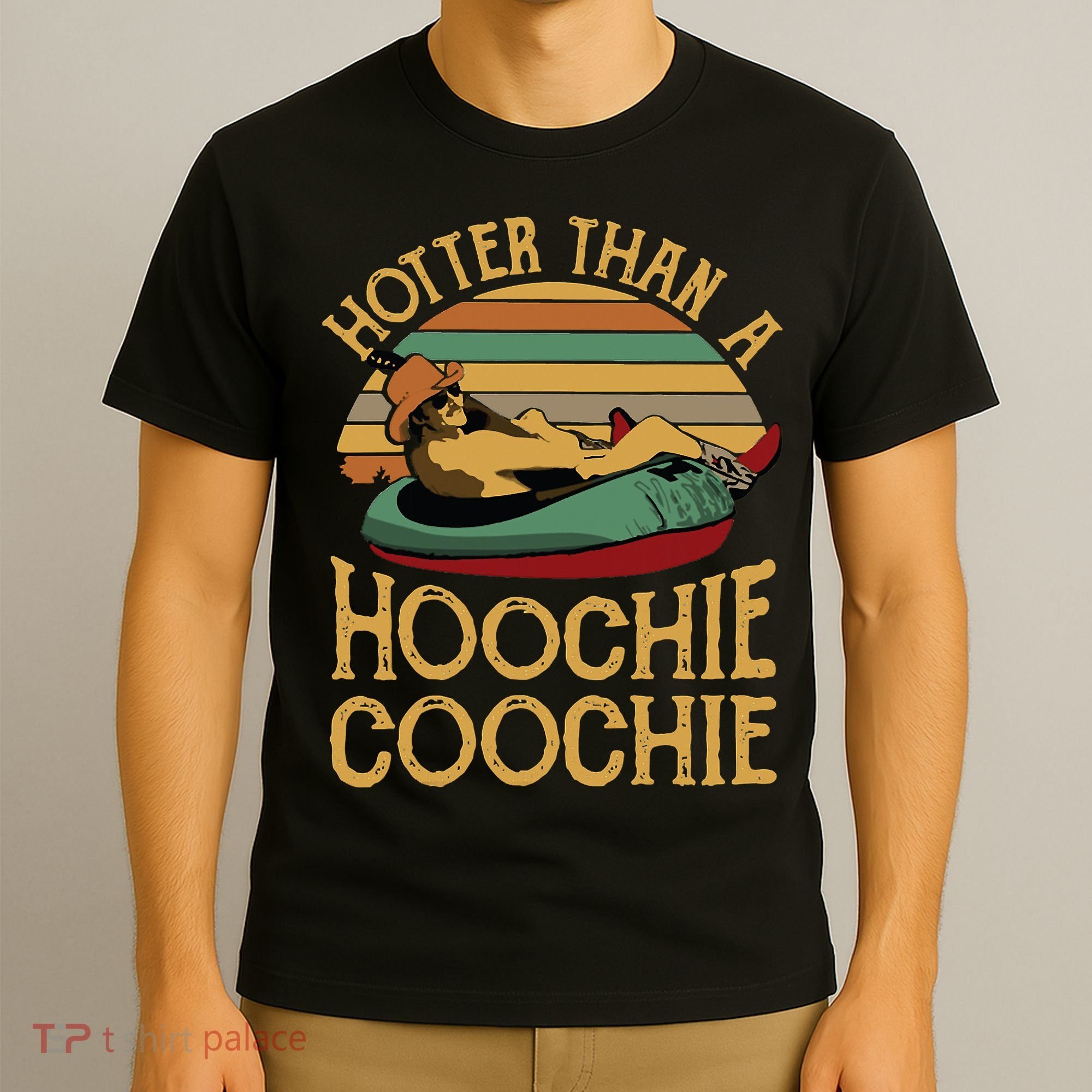 Funny Daddy Hotter Than A Hoochie Coochie T-Shirt