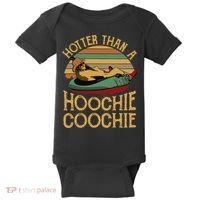 Funny Daddy Hotter Than A Hoochie Coochie Baby Bodysuit thumb 0