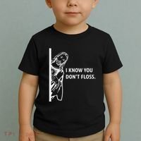 Funny Dental Hygienist Jesus I Know You DonT Floss Toddler T-Shirt thumb 2