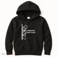 Funny Dental Hygienist Jesus I Know You DonT Floss Kids Hoodie thumb 0