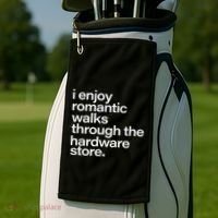 Funny Dad Handyman Hardware Quote Golf Towel thumb 2