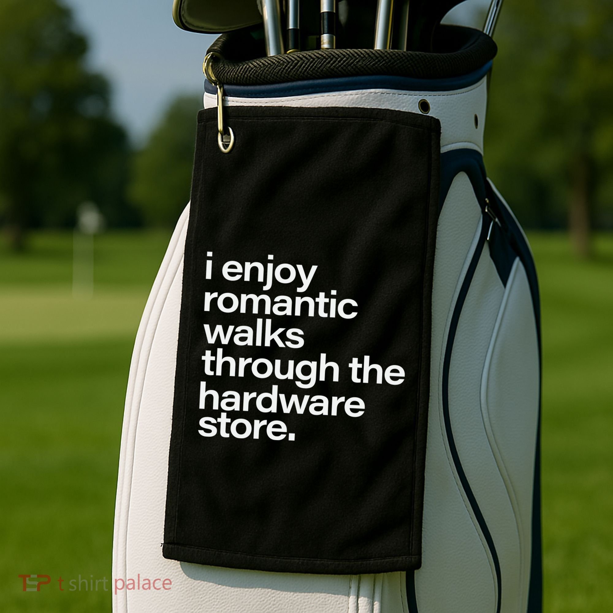 Funny Dad Handyman Hardware Quote Golf Towel