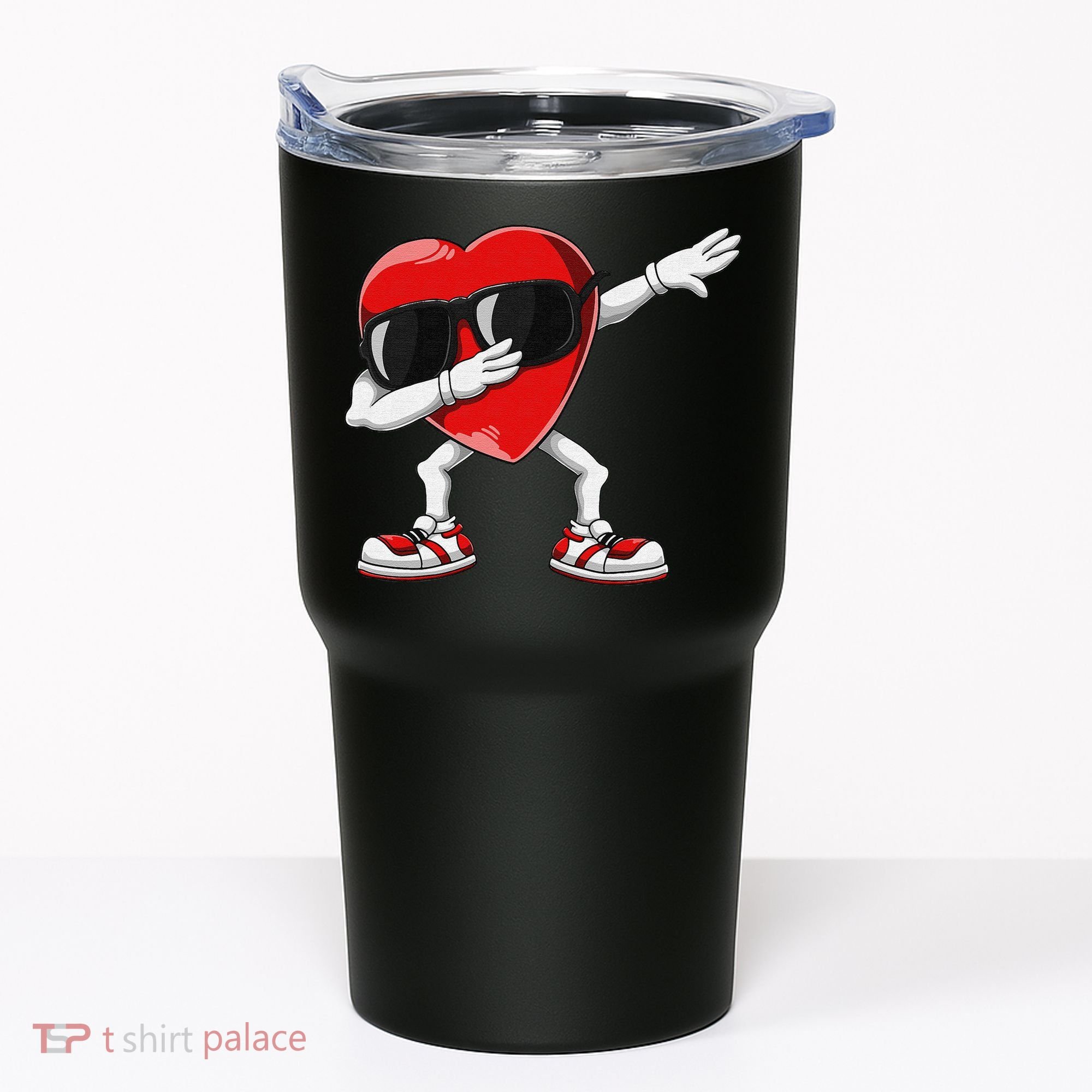 Funny Dabbing Heart gift for Valentines Day Tumbler