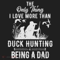 Funny Duck Hunting With Dad Dog Gift For Duck Hunting Women's Sweatshirt thumb 2