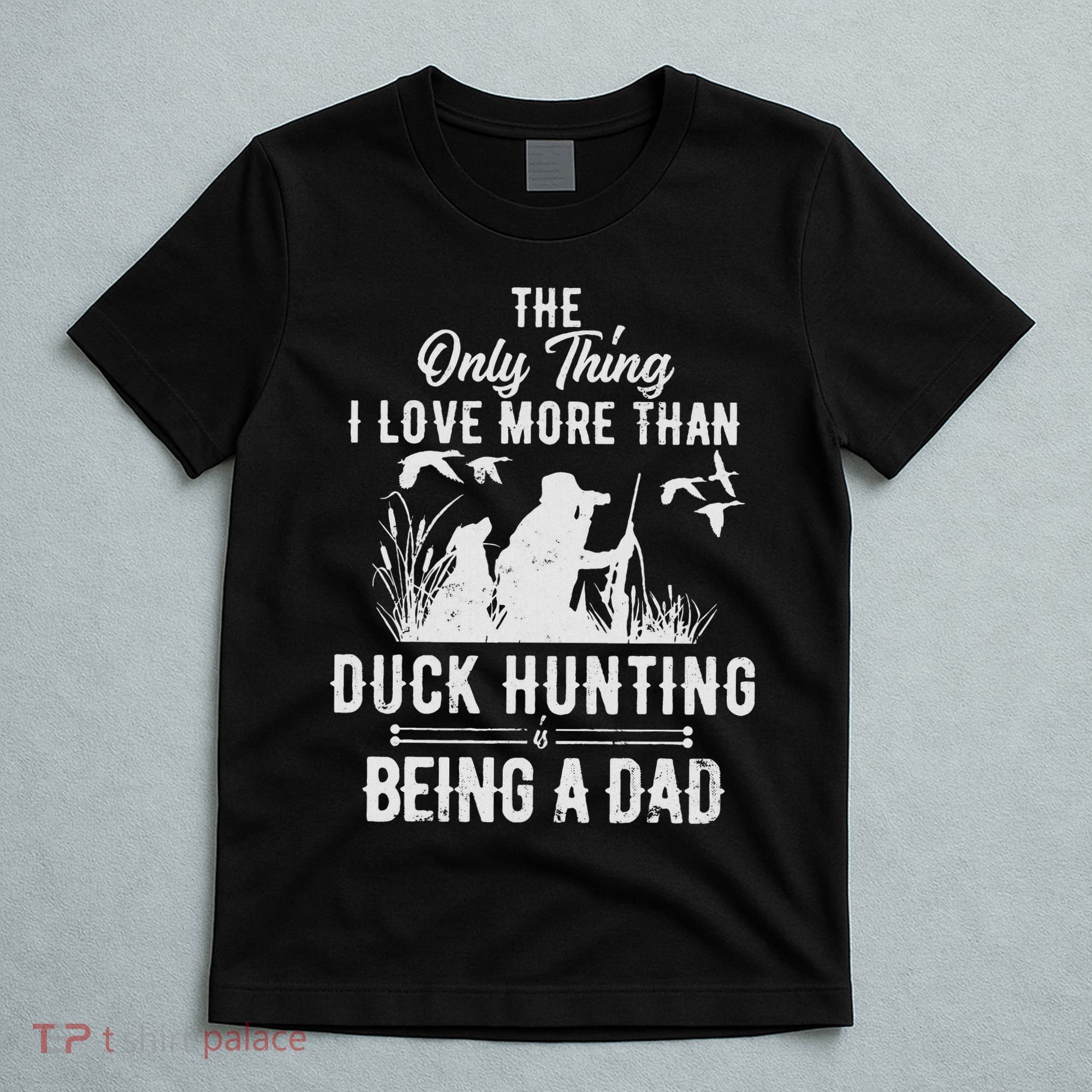 Funny Duck Hunting With Dad Dog Gift For Duck Hunting T-Shirt