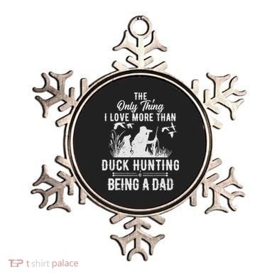 Funny Duck Hunting With Dad Dog Gift For Duck Hunting Ornament