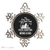 Funny Duck Hunting With Dad Dog Gift For Duck Hunting Ornament thumb 0