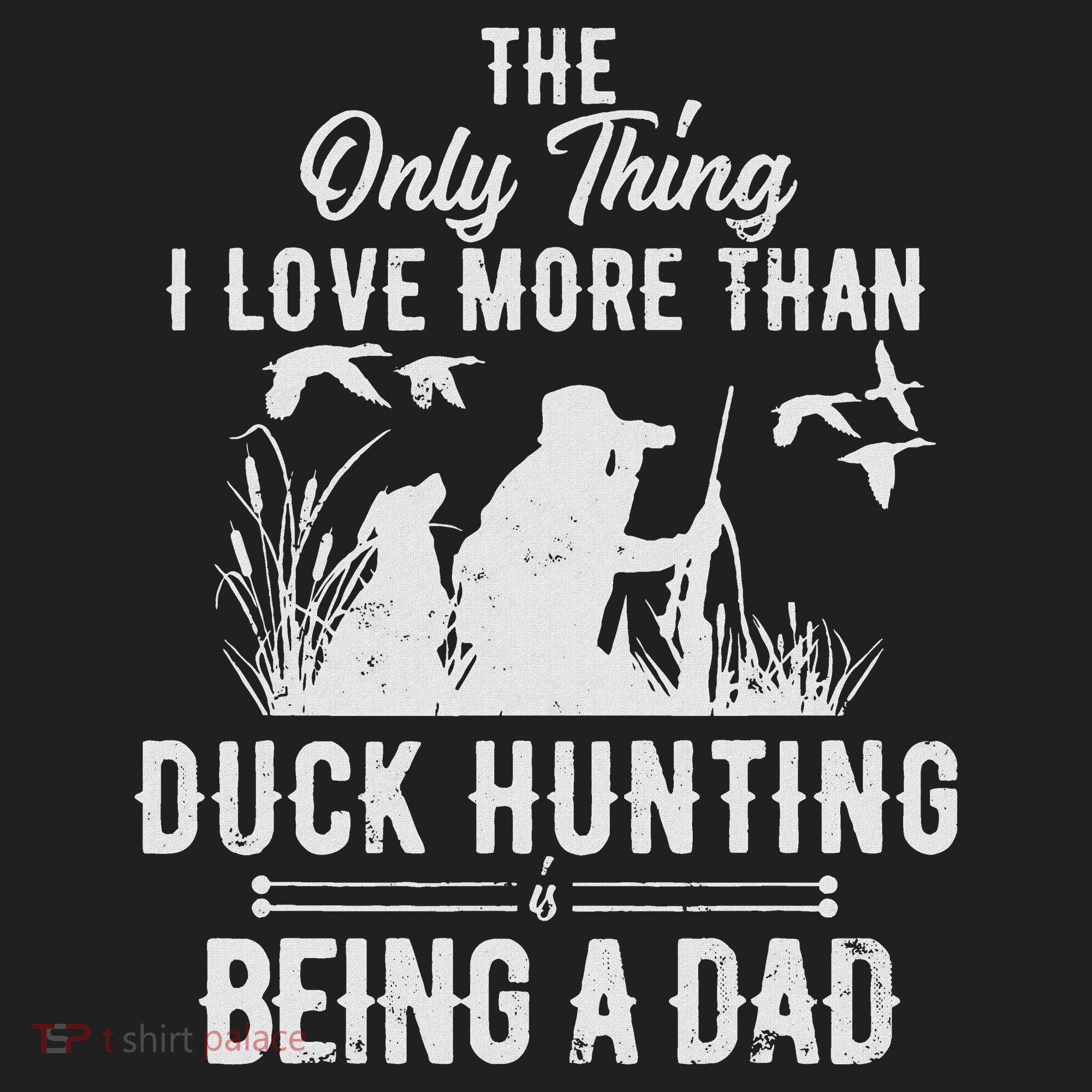 Funny Duck Hunting With Dad Dog Gift For Duck Hunting Golf Towel