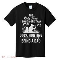 Funny Duck Hunting With Dad Dog Gift For Duck Hunting Kids T-Shirt thumb 0