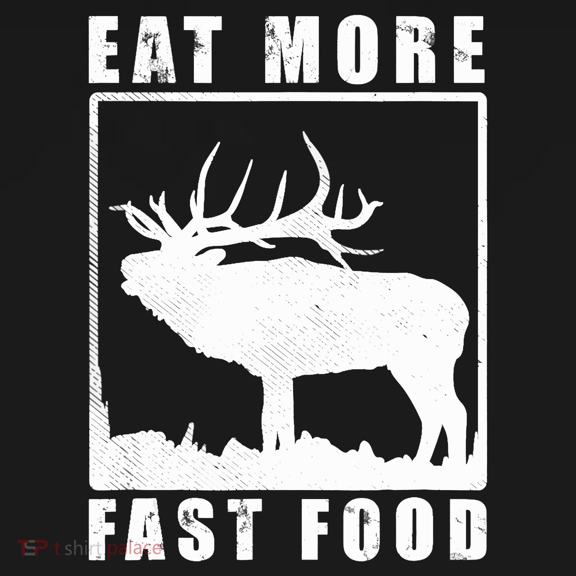 Funny Deer Hunting Season Eat More Fast Food Hunter Baby Bodysuit