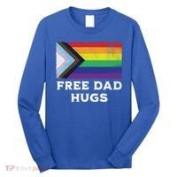 Free Dad Hugs Lgbt Rainbow Pride Fathers Day Pride Month Gift Long Sleeve Shirt thumb 0