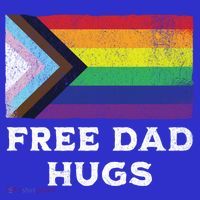 Free Dad Hugs Lgbt Rainbow Pride Fathers Day Pride Month Gift Mousepad thumb 1