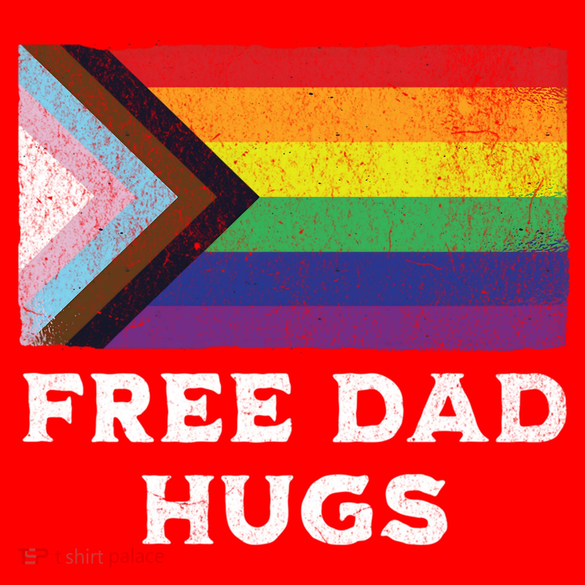 Free Dad Hugs Lgbt Rainbow Pride Fathers Day Pride Month Gift Santa Hat