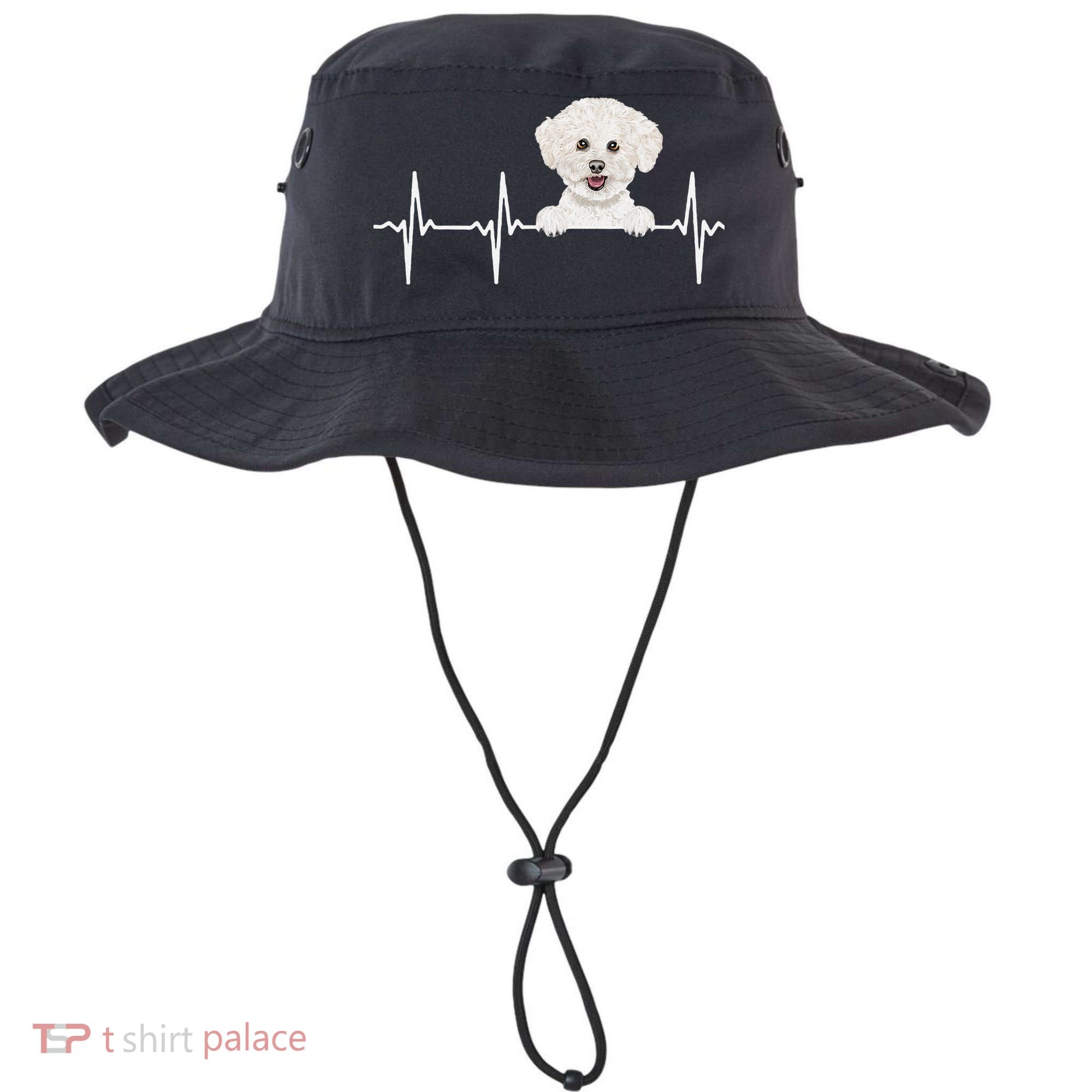 Funny Dog Heartbeat For Bichons Frise Lovers Bucket Hat