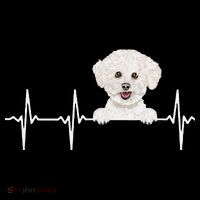 Funny Dog Heartbeat For Bichons Frise Lovers Coffee Mug thumb 5