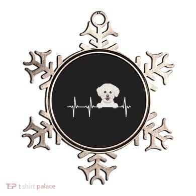 Funny Dog Heartbeat For Bichons Frise Lovers Ornament