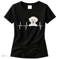 Funny Dog Heartbeat For Bichons Frise Lovers Women's T-Shirt thumb 0