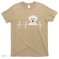 Funny Dog Heartbeat For Bichons Frise Lovers T-Shirt thumb 0