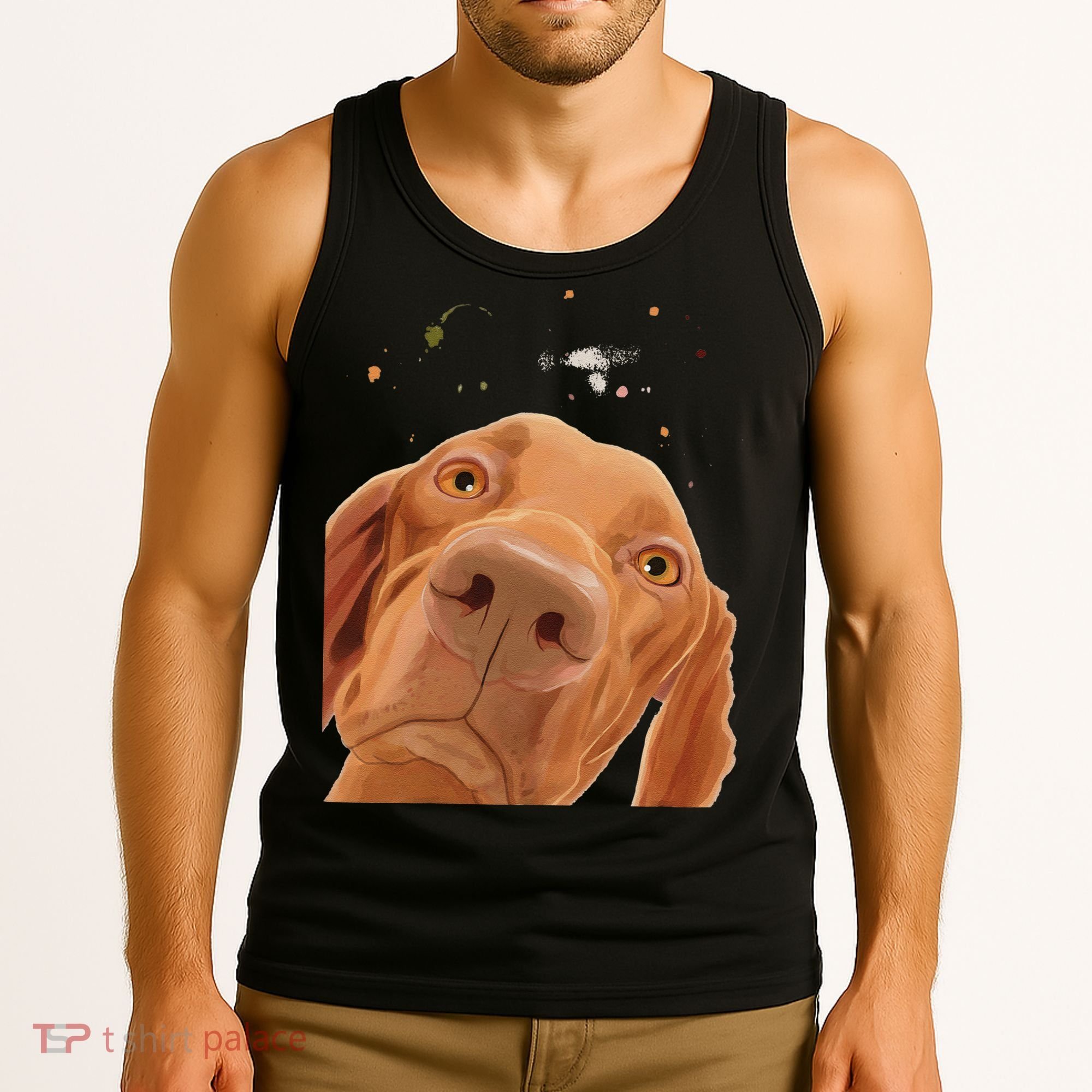 Funny Dog Hungarian Vizsla Tank Top