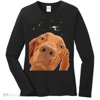 Funny Dog Hungarian Vizsla Women's Long Sleeve Shirt thumb 0