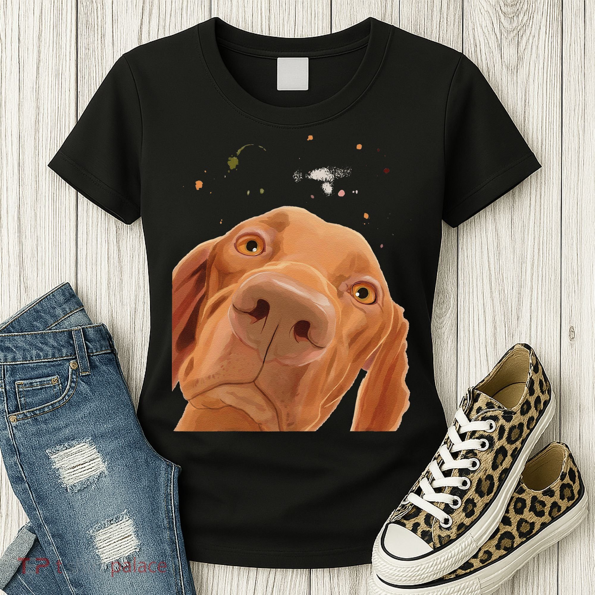 Funny Dog Hungarian Vizsla Women's T-Shirt
