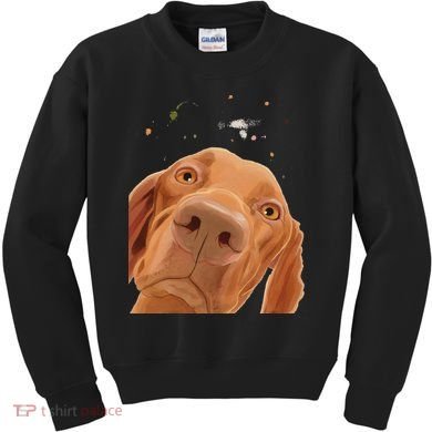 Funny Dog Hungarian Vizsla Kids Sweatshirt