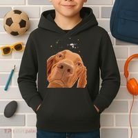 Funny Dog Hungarian Vizsla Kids Hoodie thumb 2