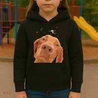 Funny Dog Hungarian Vizsla Kids Hoodie thumb 3