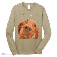 Funny Dog Hungarian Vizsla Long Sleeve Shirt thumb 0