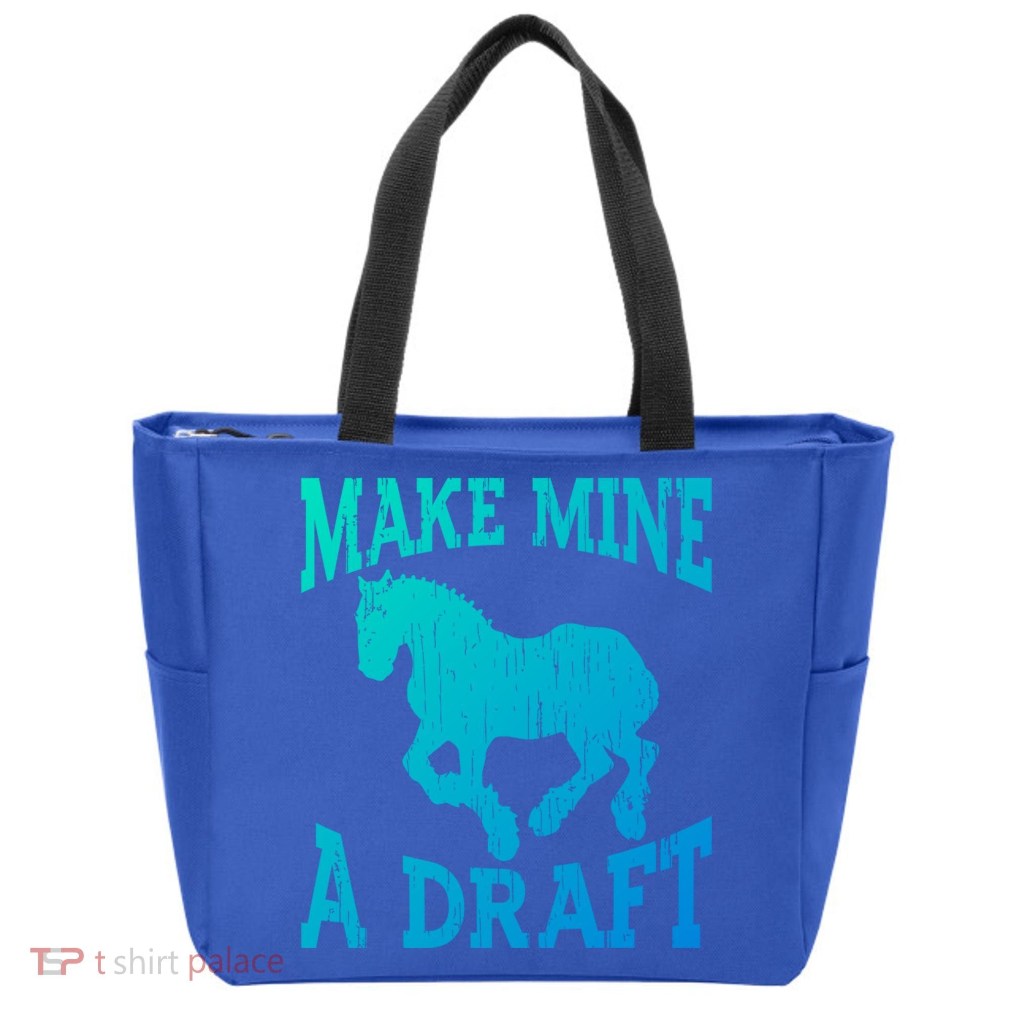 Funny Draft Horse Gift Cool Make Mine A Draft Gift Tote Bag