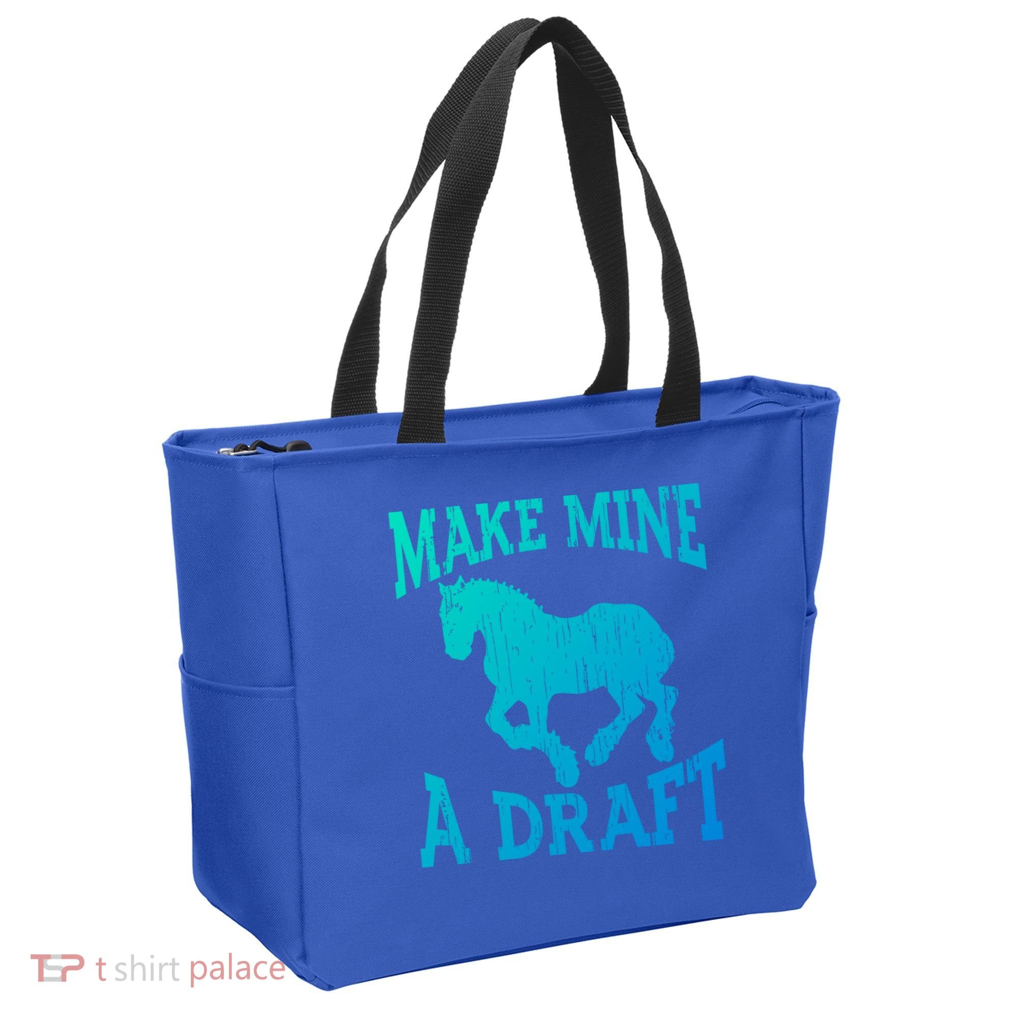 Funny Draft Horse Gift Cool Make Mine A Draft Gift Tote Bag