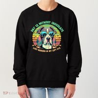Funny Dog Hot Chocolate Milk Lovers Funny Gift Women's Sweatshirt thumb 0