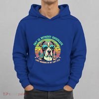 Funny Dog Hot Chocolate Milk Lovers Funny Gift Hoodie thumb 0