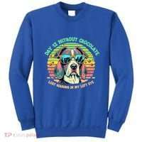 Funny Dog Hot Chocolate Milk Lovers Funny Gift Sweatshirt thumb 0