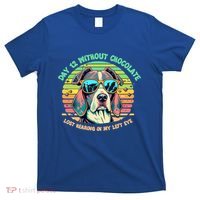 Funny Dog Hot Chocolate Milk Lovers Funny Gift T-Shirt thumb 0