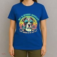 Funny Dog Hot Chocolate Milk Lovers Funny Gift T-Shirt thumb 4
