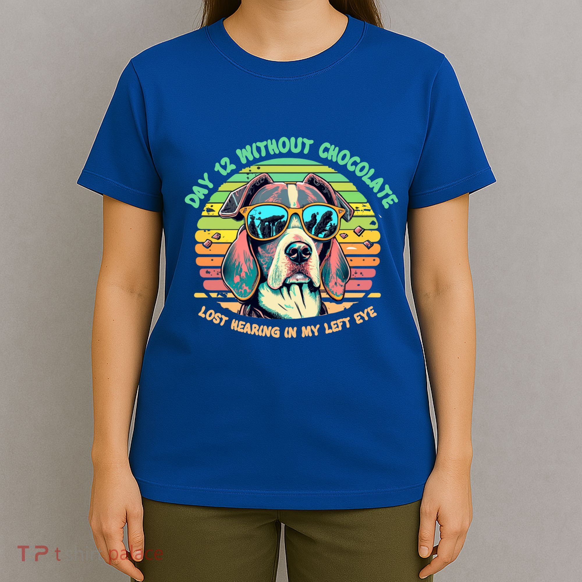 Funny Dog Hot Chocolate Milk Lovers Funny Gift T-Shirt
